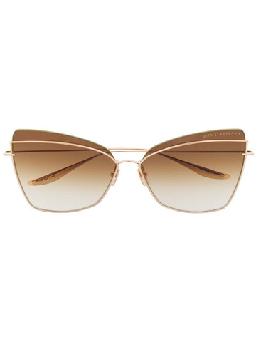 Dita Eyewear Starspann oversized-frame sunglasses in gold