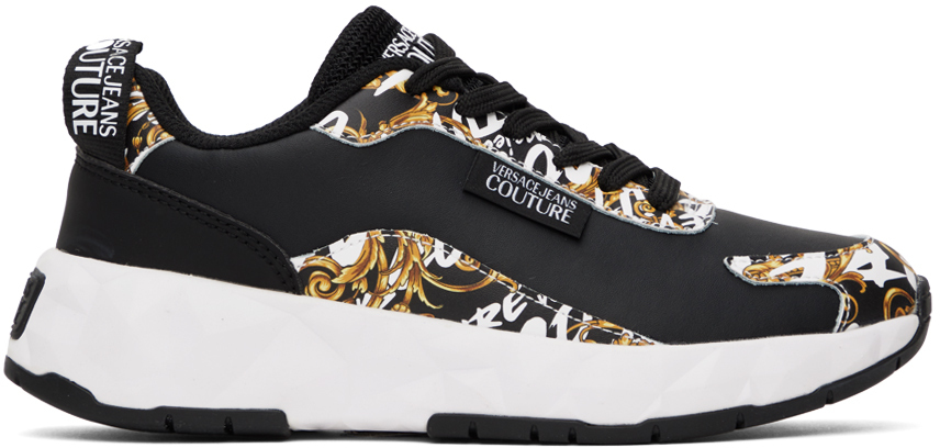 Versace Jeans Couture Black & White Atom Sneakers
