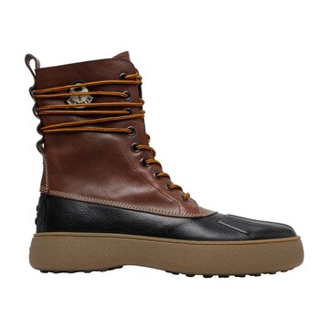 Moncler Genius 8 Moncler Palm Angels - Winter Gommino Ankle Boots in brown