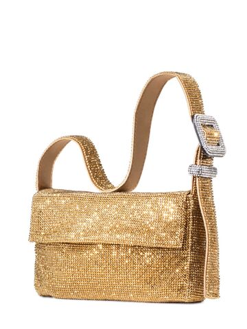 benedetta bruzziches vitty mignon mesh shoulder bag in gold