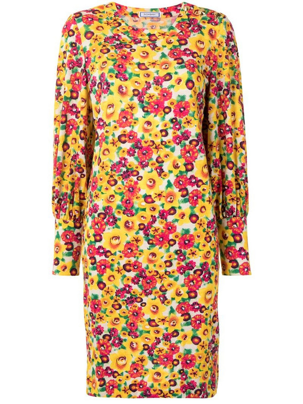 Yves Saint Laurent Pre-Owned floral print shift dress