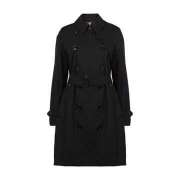 Burberry The Mid-length Kensington Heritage Trench Coat in black