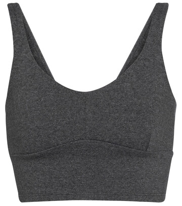 live the process crystal sports bra in grey