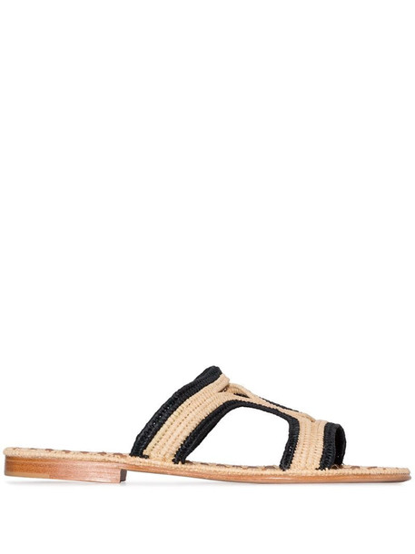 Carrie Forbes Moha two-tone sandals in black
