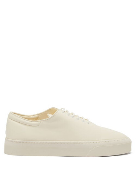 The Row - Marie H Leather Trainers - Womens - White