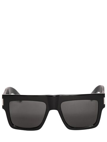 saint laurent sl 628 acetate sunglasses in black