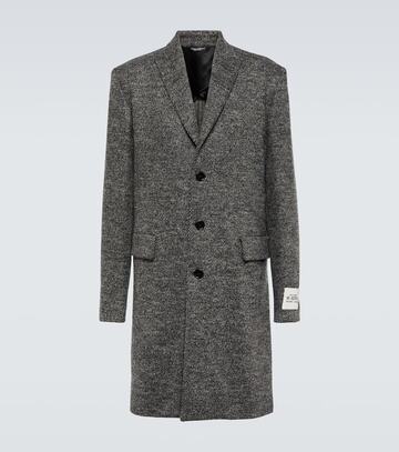 dolce&gabbana re-edition wool coat in grey