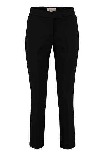 MICHAEL Michael Kors Stretch Fabric Cropped Trousers in black