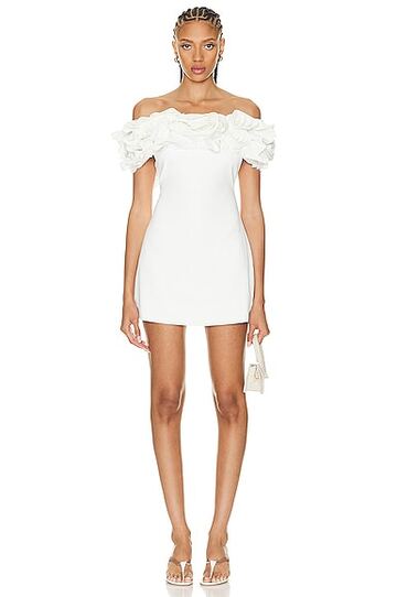 cult gaia apryl dress in white