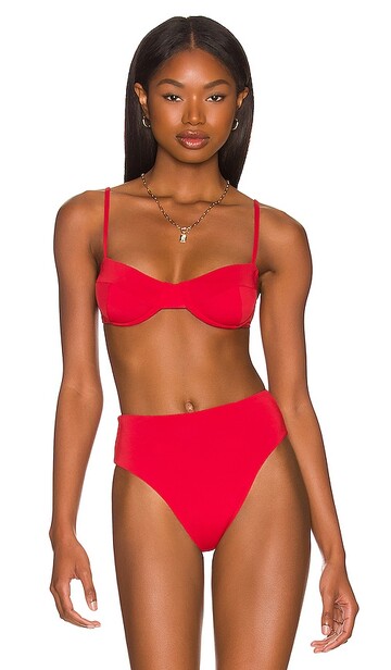 HAIGHT. HAIGHT. Vintage Bikini Top in Red