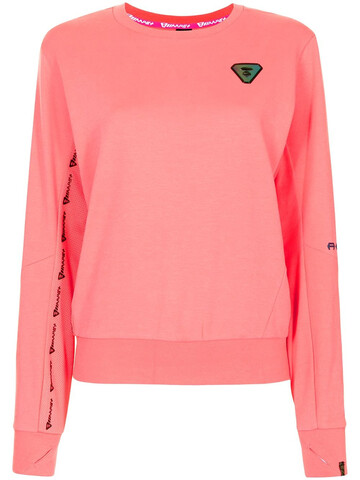 AAPE BY *A BATHING APE® AAPE BY *A BATHING APE® logo-patch cotton sweatshirt - Pink