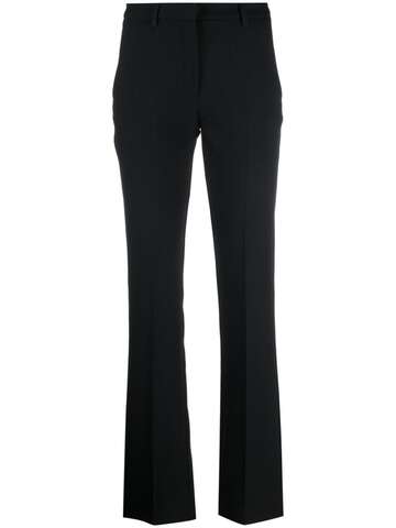 alysi straight-leg tailored trousers - black