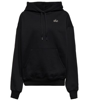 Alo Yoga Accolade cotton-blend hoodie in black