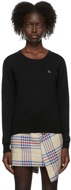 Vivienne Westwood Black Logo Bea Sweatshirt