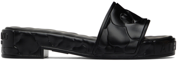 Valentino Garavani Black 03 Rose Edition Atelier Heeled Sandals in nero