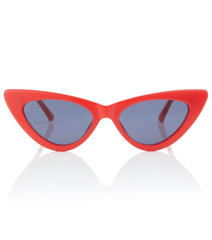 The Attico Dora cat-eye sunglasses in red