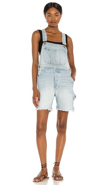 NSF Crystal Cut Off Overall in Blue in indigo