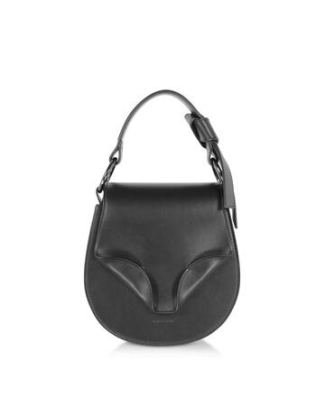 Giaquinto Leather Daphne Mini Shoulder Bag in black