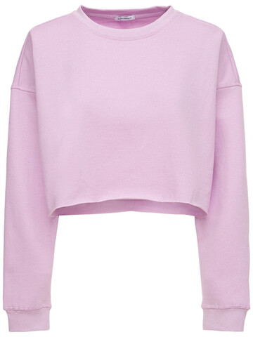 WEWOREWHAT Cropped Sweatshirt in pink