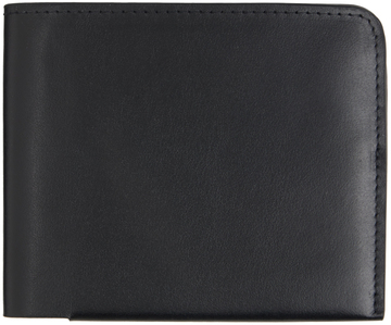 dries van noten black leather wallet