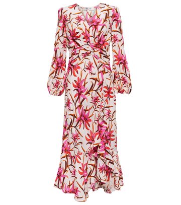 Diane von Furstenberg Emmett floral midi dress