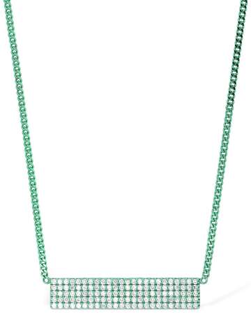 EÉRA 18kt & Diamond Roma Collar Necklace in green