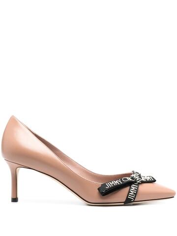 jimmy choo romy 60mm leather pumps - pink