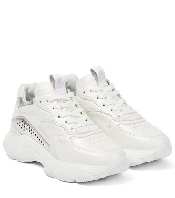 Hogan Hyperactive leather sneakers in white
