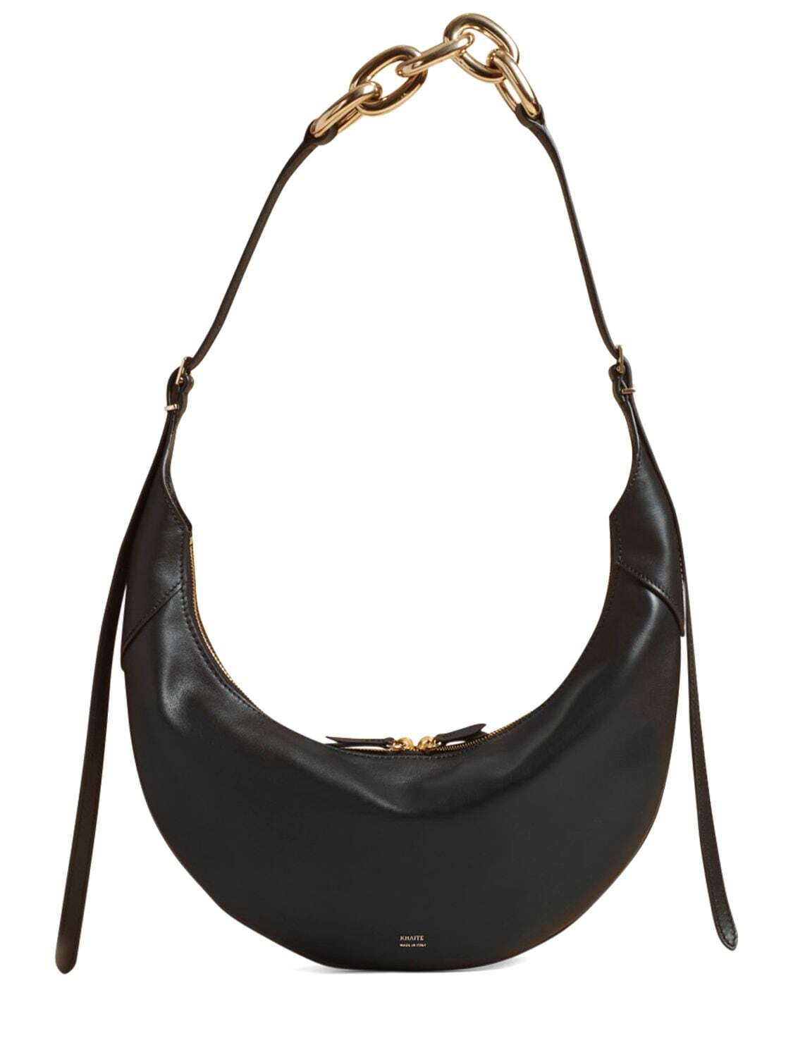 KHAITE Medium Alessia Chain Shoulder Bag in black
