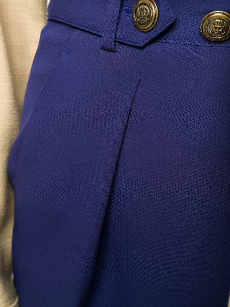 Philosophy Di Lorenzo Serafini high-rise buttoned shorts in blue