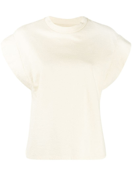 Ba&Sh Elix cotton T-shirt in neutrals