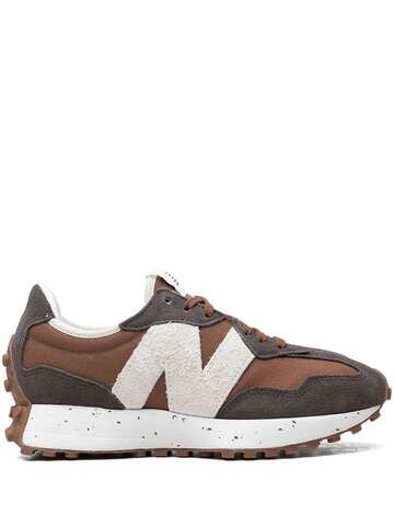 new balance 327 rich earth sneakers - brown