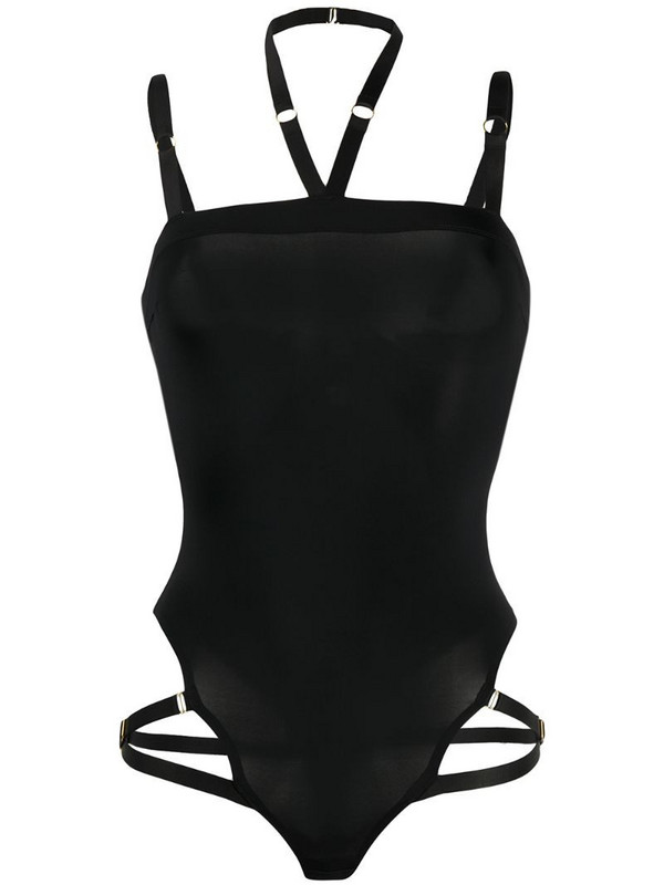 Maison Close Tapage Nocturne thong bodysuit in black