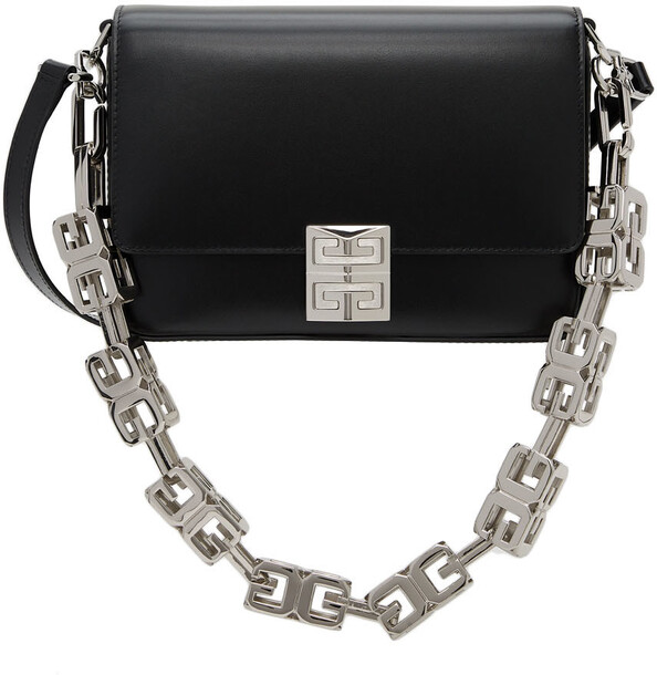 Givenchy Black 4G Chain Shoulder Bag