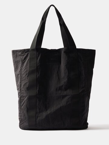 our legacy - flight nylon tote bag - mens - black