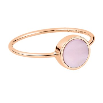Ginette Ny Mini ever pink Mother of Pearl disc ring