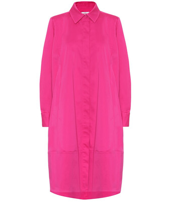 Co Stretch-cotton midi dress in pink