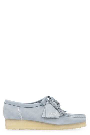 Clarks Suede Lace-up Shoes in blue