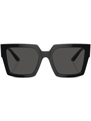 dolce & gabbana eyewear square-frame sunglasses - black