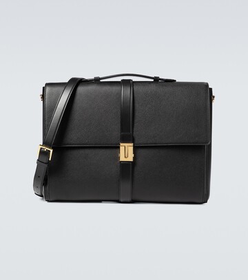tom ford t leather briefcase in black