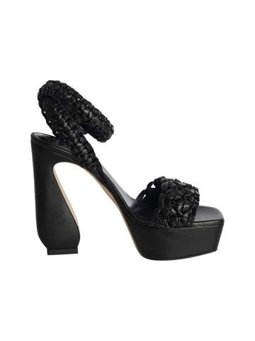 SI Rossi Sandal With Heel in black