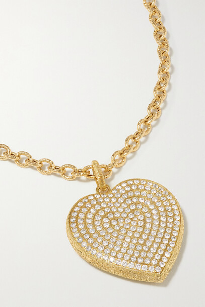 Carolina Bucci - Cuore Florentine 18-karat Gold Diamond Necklace - one size