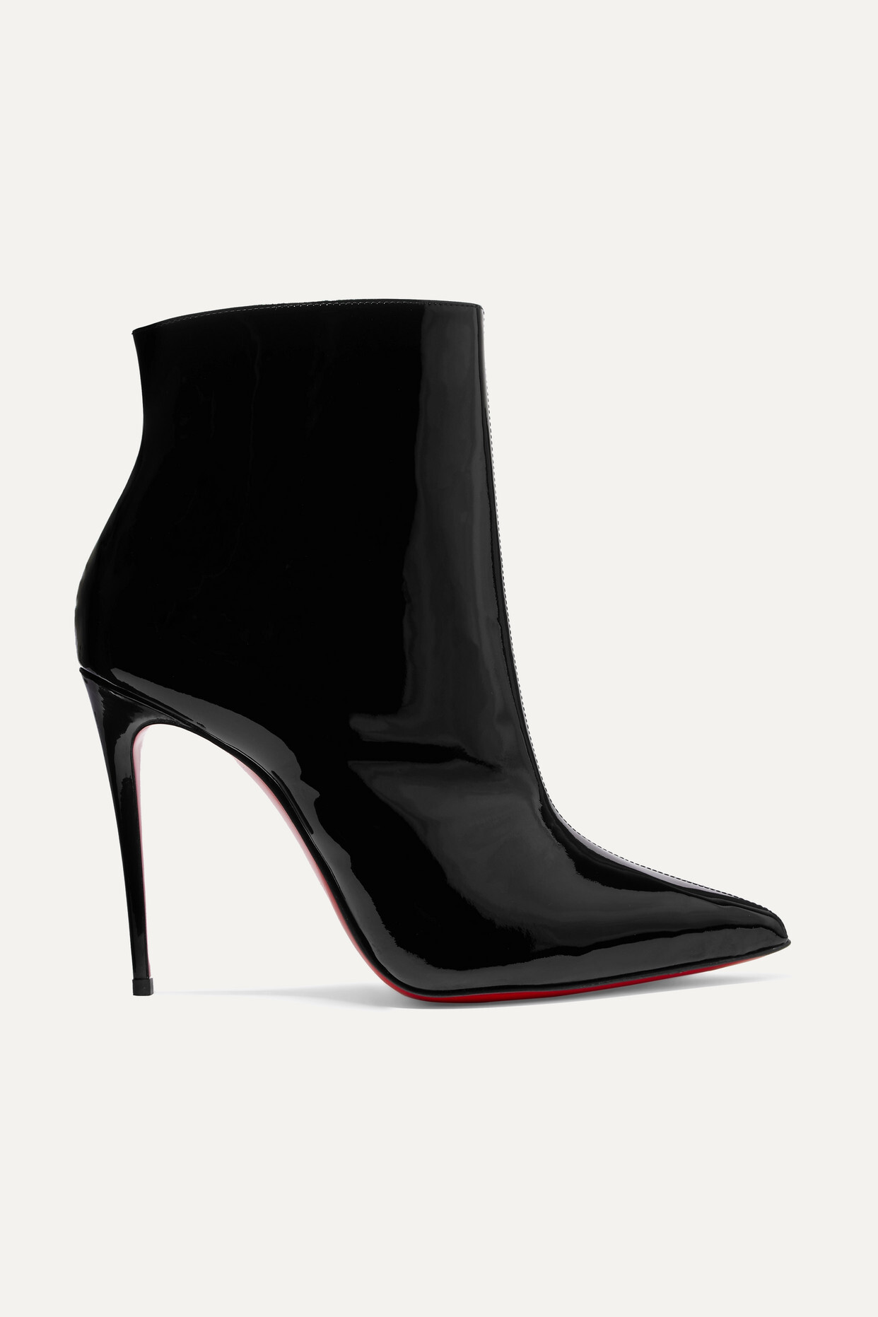 Christian Louboutin - So Kate Booty 100 Patent-leather Ankle Boots - Black