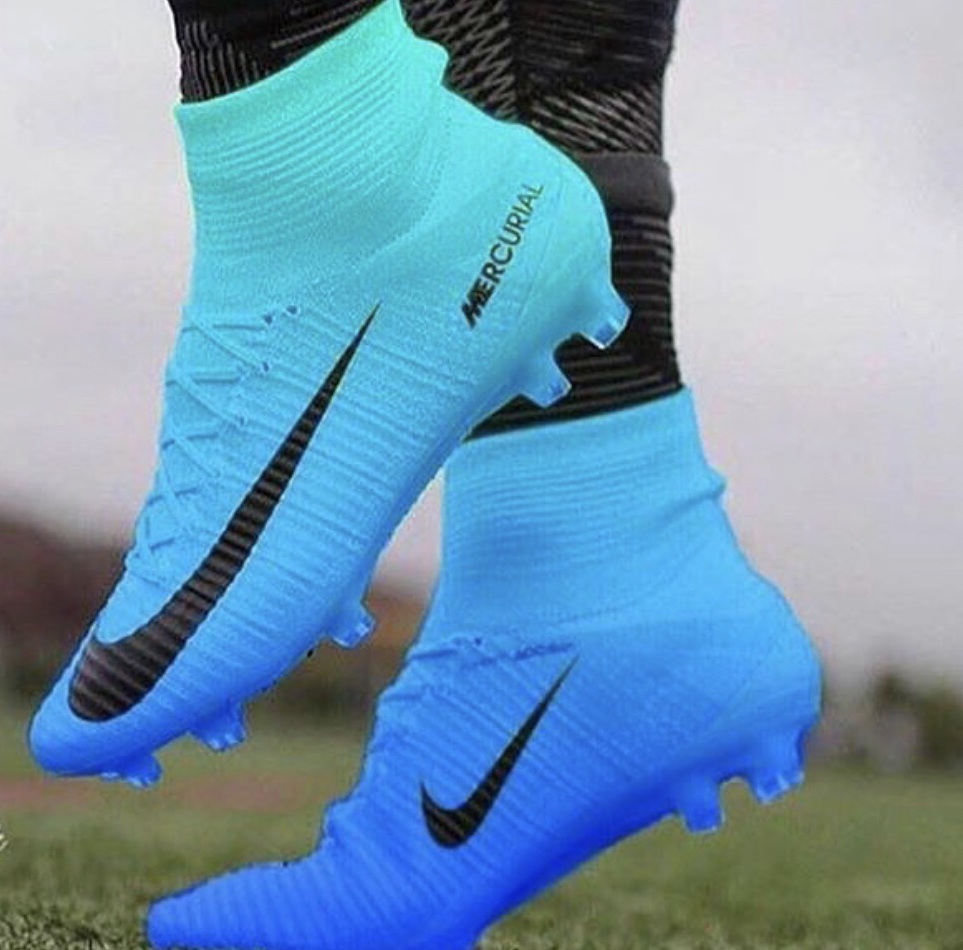 blue ombre nike shoes