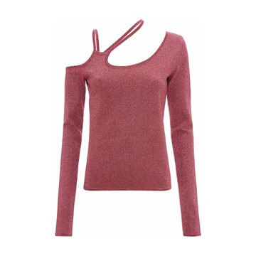 Jw Anderson Cut out detail asymmetric top in pink