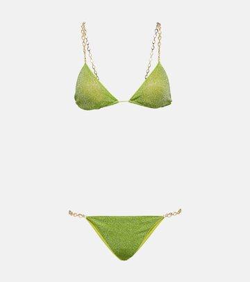 oseree lumière bikini set in green