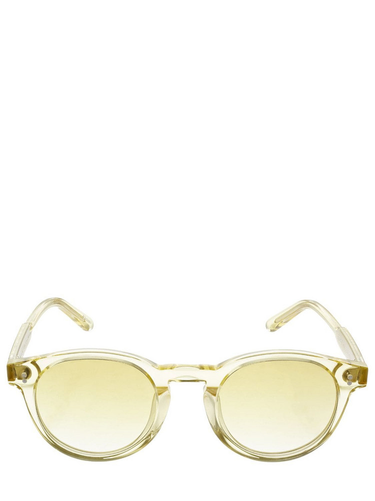 CHIMI 03 Round Acetate Sunglasses in yellow