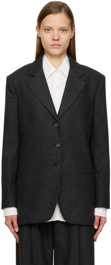 Beaufille Gray Saville Blazer in charcoal