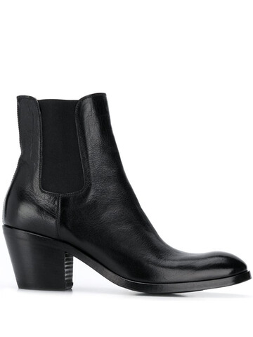 Alberto Fasciani leather ankle boots in black