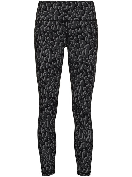 Sweaty Betty Power leopard print leggings - Black
